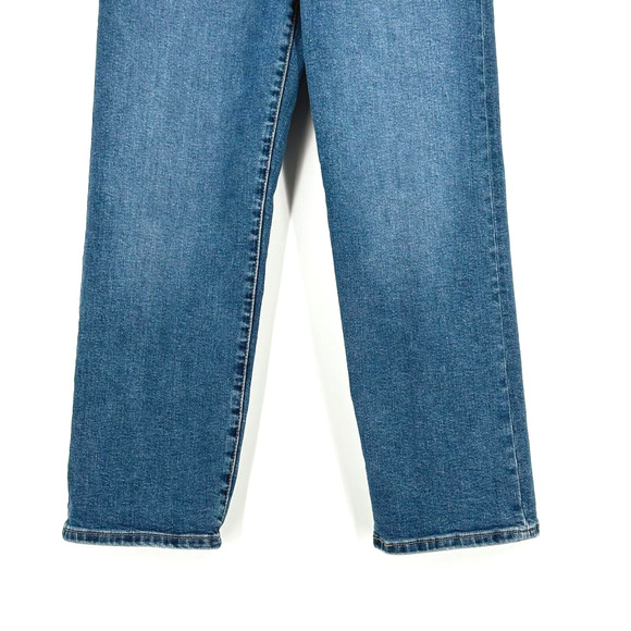 Levi's Womens Ribcage Straight Ankle Jeans Size 28 Stretch Modern Button Fly - Picture 3 of 6